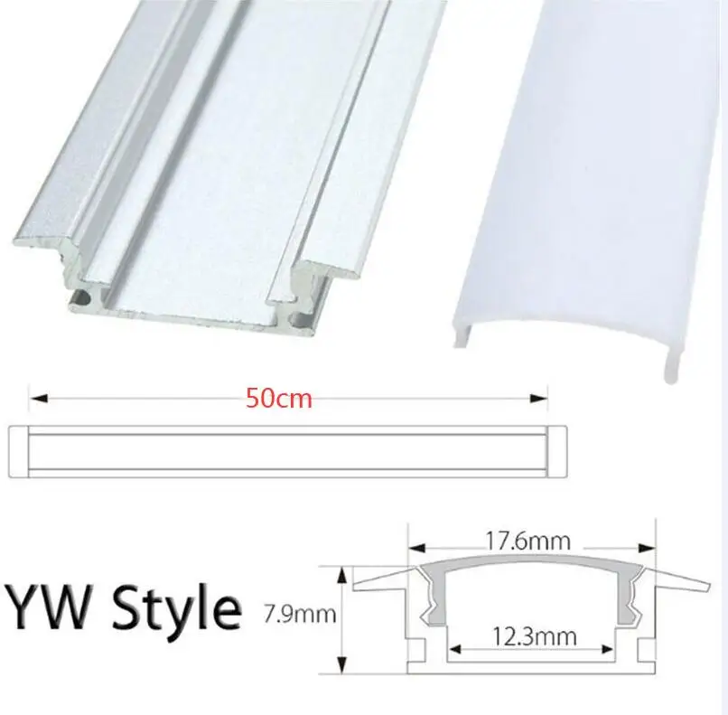 10pcs u v yw corner aluminium profile channel holder for led strip light bar under cabinet lamp kitchen closet free global shipping
