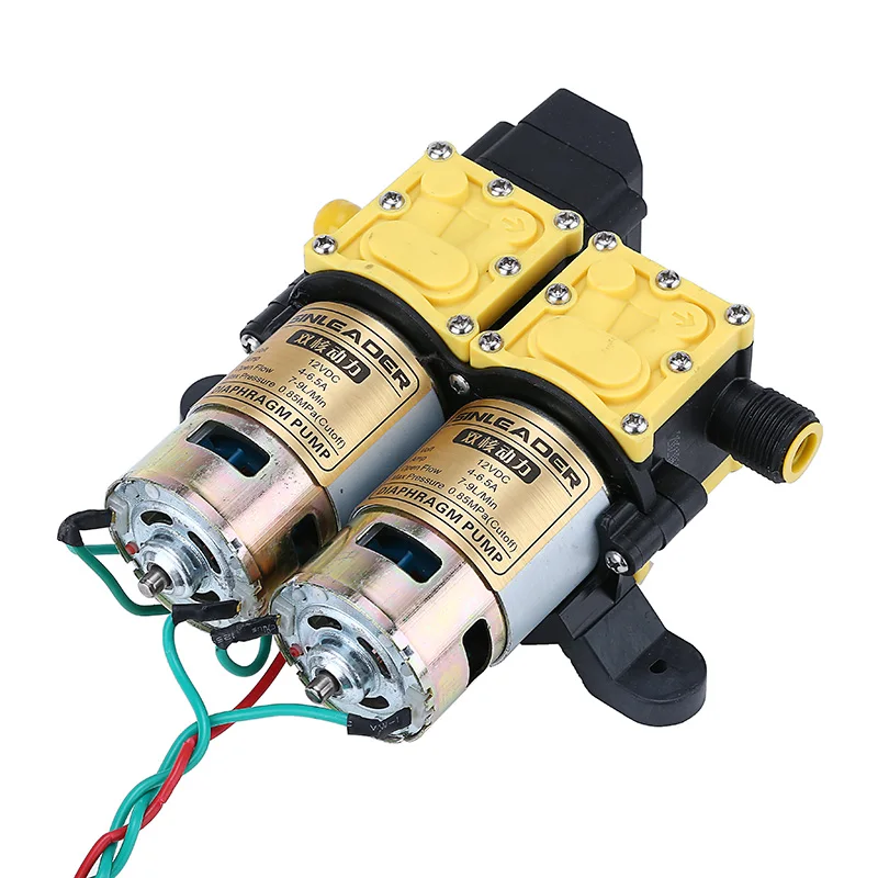 DC 12v 130PSI 10 12L/мин сельскохозяйственный Электрический водяной насос высокого