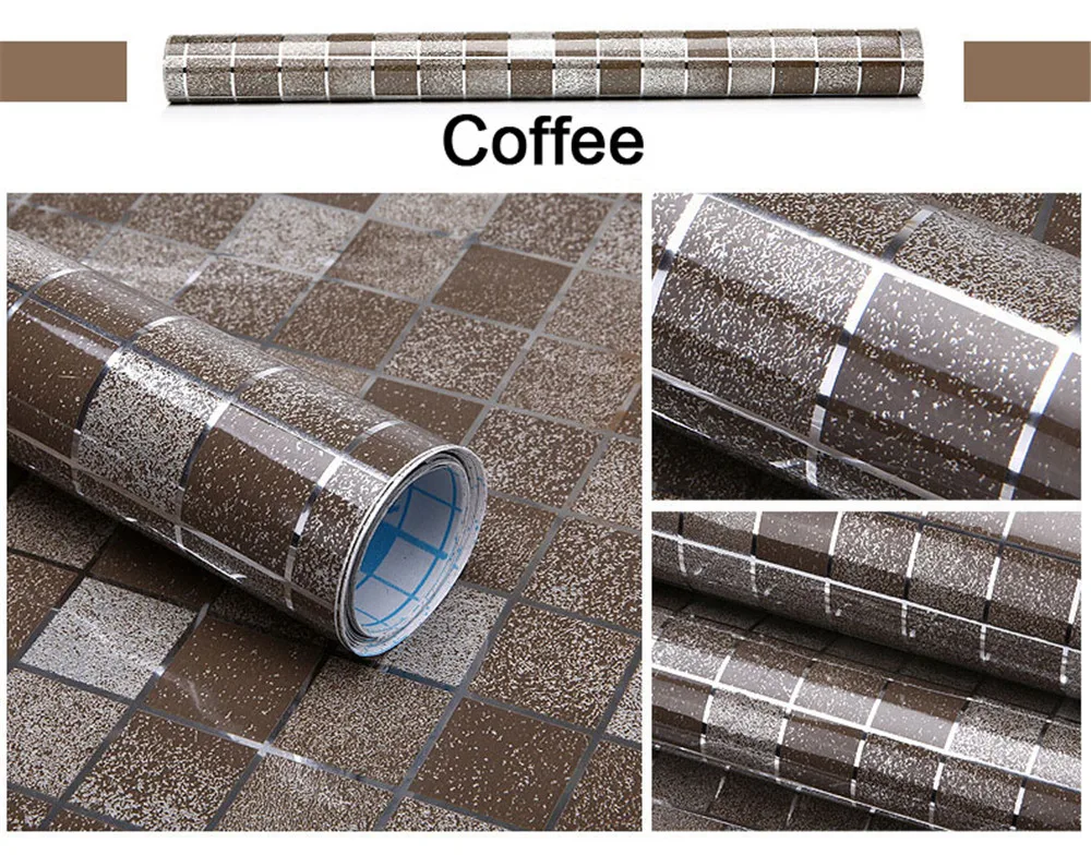 Алюминиевая маслостойкая фольга самоклеящаяся мозаичная плитка