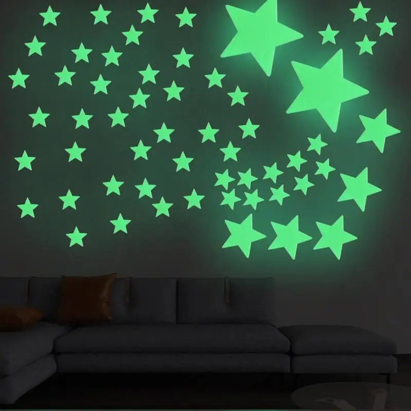 Новинка светящиеся настенные наклейки на солнечной системе флуоресцентные