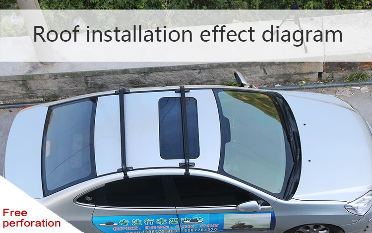 Багажник на крышу для AUDI Q2 SUV 2017 2018 2019 из алюминиевого сплава 2 шт. | Автомобили и