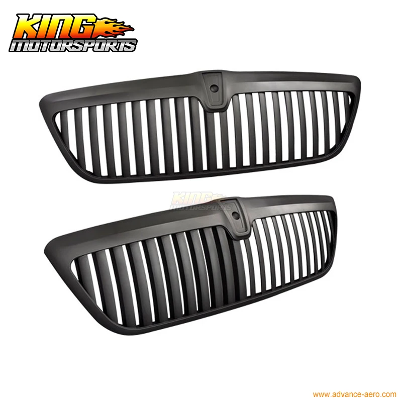 Подходит для 98 99 00 01 02 Lincoln Navigator вертикальный передний капот гриль Неокрашенный