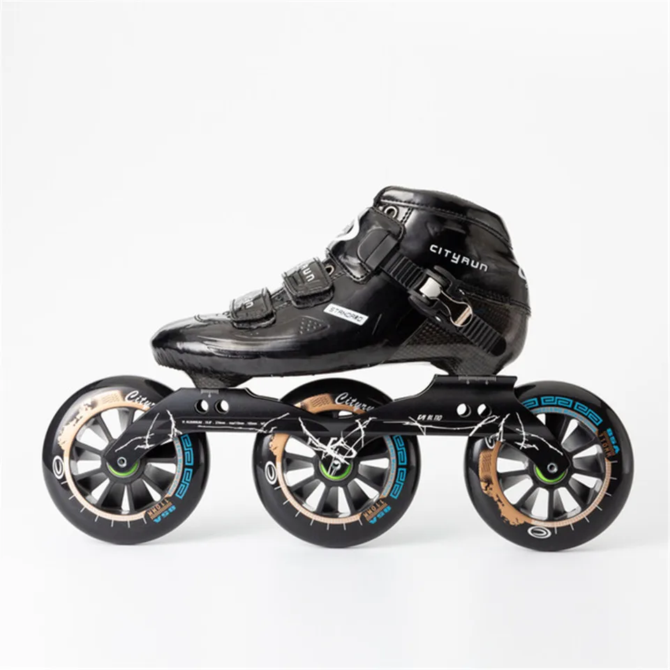 

CITYRUN Vulcan Inline Speed Skates Professional Skate Shoes 3 Wheels 85A PU 110mm 100mm 90mm Carbon Fibre Competetion Patines