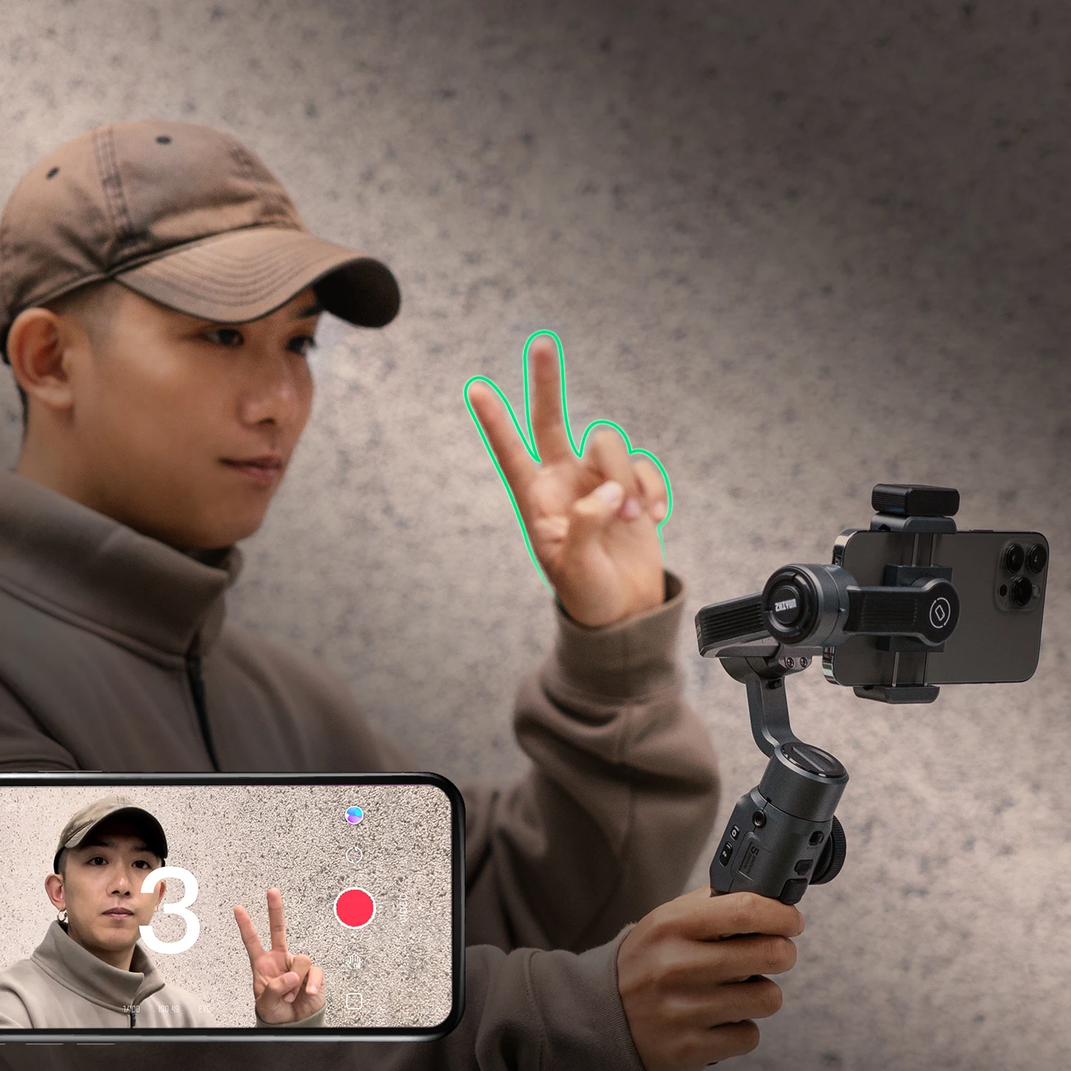 Zhiyun Smooth 5 4 Handheld Smartphone Gimbal Stabilizer 3-Axis Video for iPhone 11 Pro Max XS XR Action Camera | Электроника