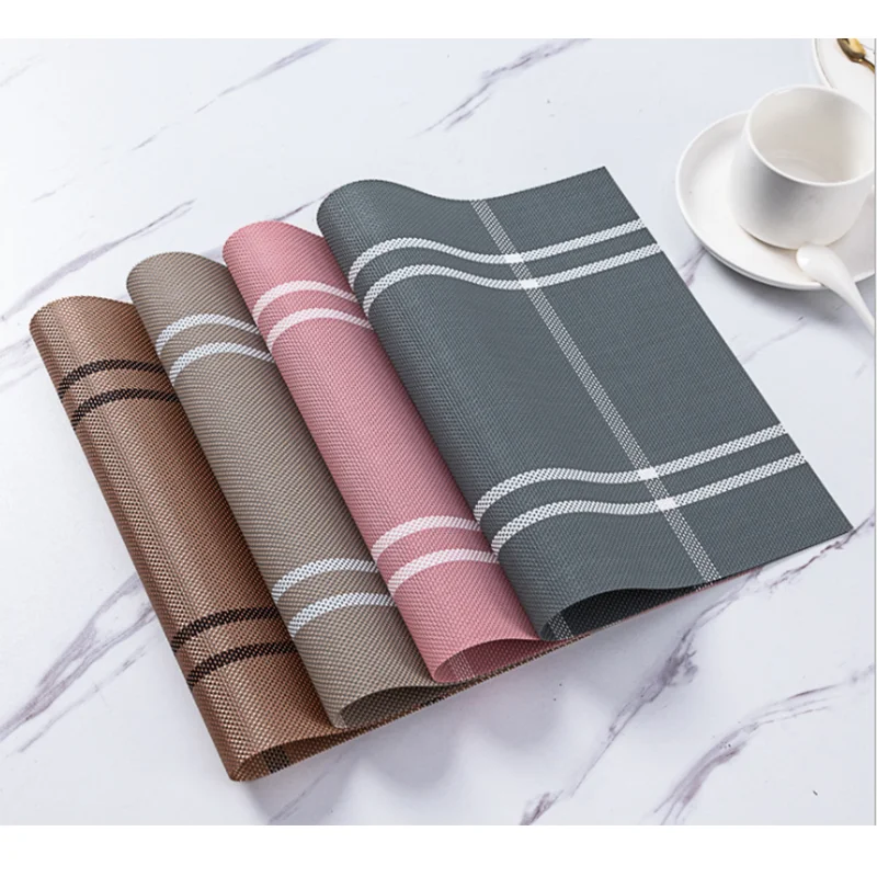 6/4 шт. Европейский решетки салфетки изоляционная Подушка столовая подкладка