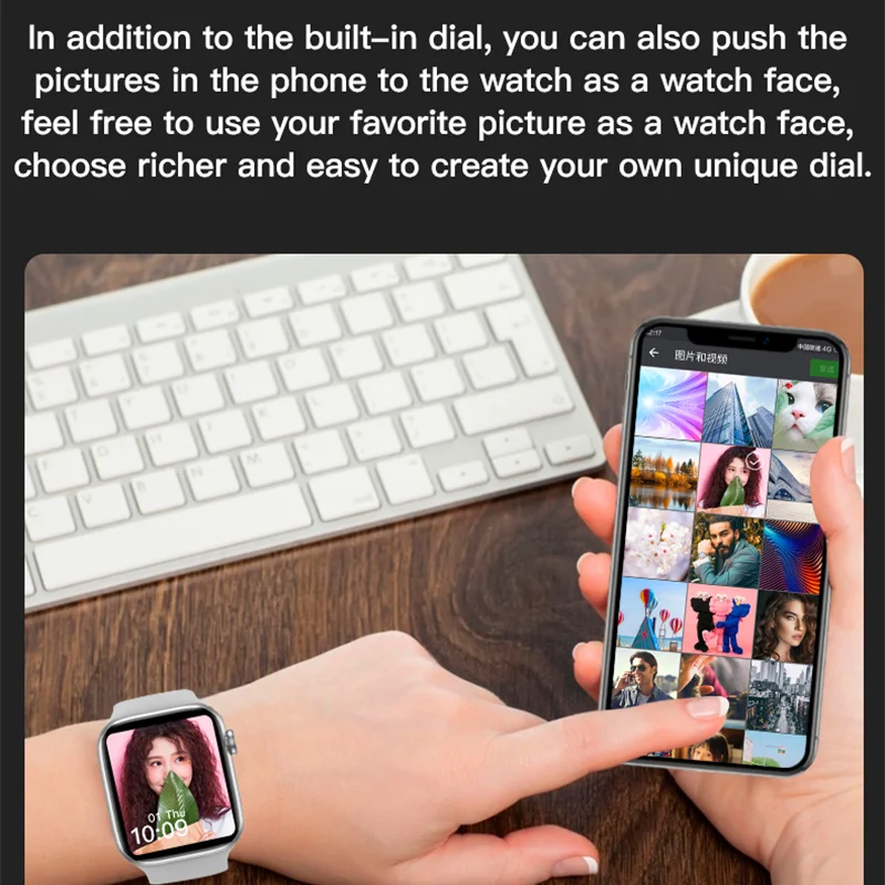 

2021 Original T500+ Smart Watch Bluetooth 1.75inch Heart Rate Monitor IWO 13 IWO 12 Smartwatch for Android IOS PK W26 T600 W56