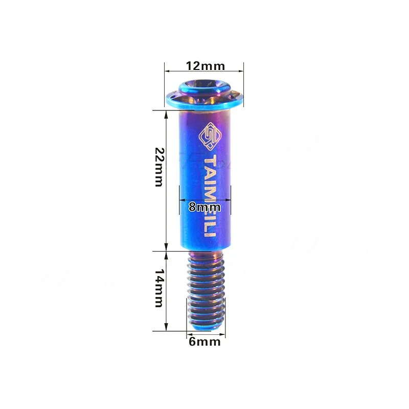 

Titanium Bolts for Motorcycle Upper Pump Horn Screw Motorcycle Repair Decoration Screw M6