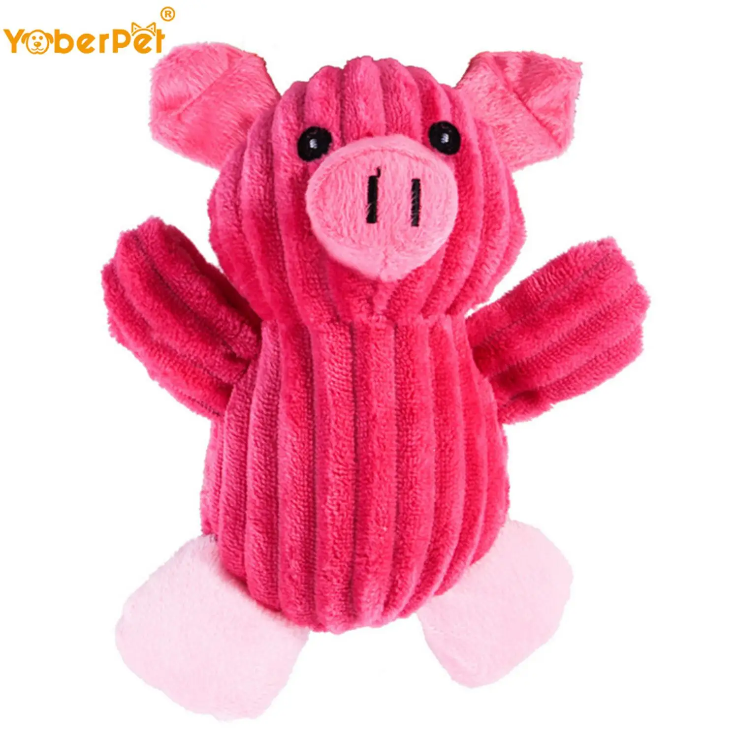 YoberPet плюшевые собаки игрушки пищащие красная синяя свинья зеленая лягушка