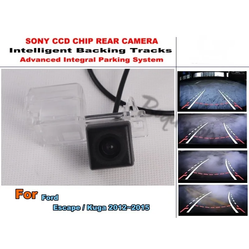 

For Ford Escape / Kuga 2013~2018 Car Intelligent Parking Tracks Camera / HD Back up Reverse Camera / Rear View Camera
