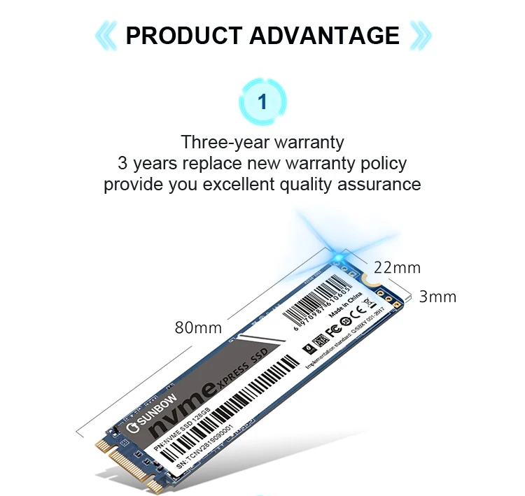 Лидер продаж TCSunbow M.2 NVME диск PCIe SSD 128 256 512 1 ТБ внутренний жесткий диск SSD для ПК с лучшим качеством