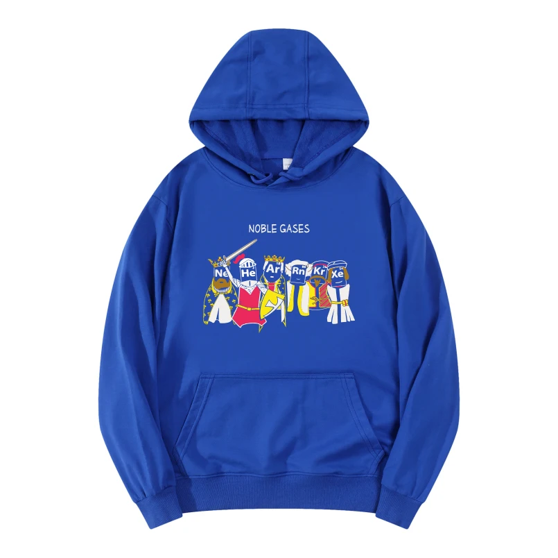 

noble gases Science Chemistry Periodic Table Nerdy hoodie men cotton sweatshirt streetwear Oversized hoody men clothing harajuku