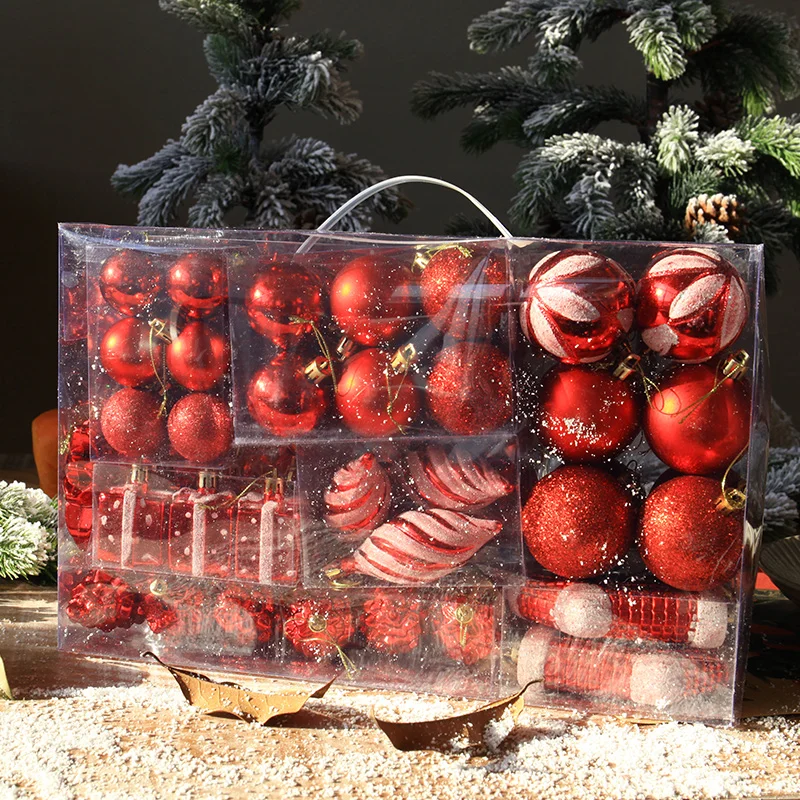 Роскошный персональный шпрей 72 упаковки Рождественский шар подвесной подвеска