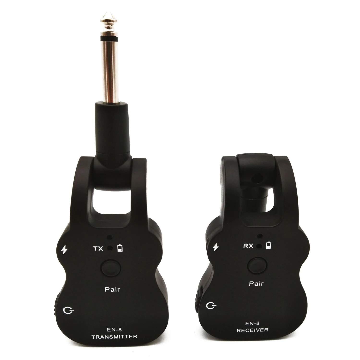 

UHF Wireless Audio Transmitter Receiver System USB Rechargeable Pick Up for Electric Guitar Accessory Bass Musical Instrument