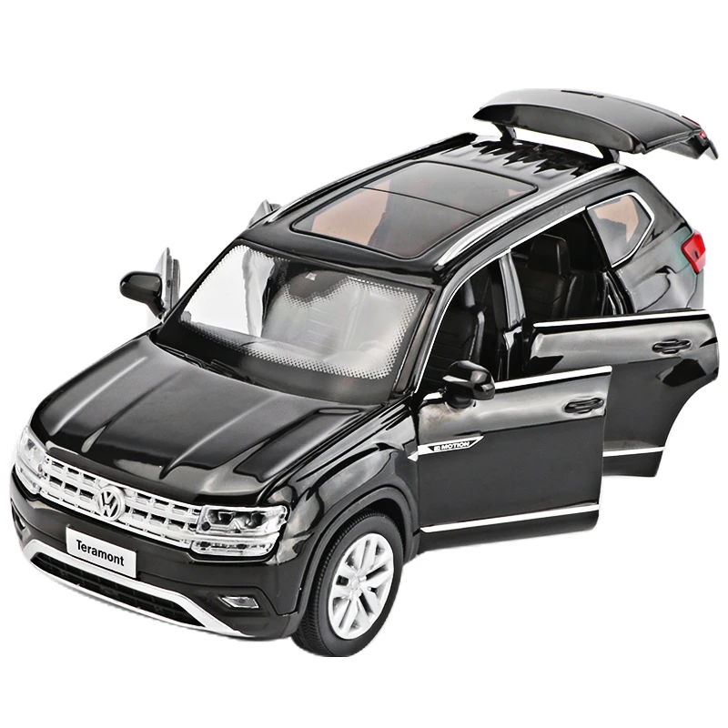 

1:32 Volkswagen Teramont SUV Alloy Car Diecasts & Toy Vehicles Metal Car Model Miniature Scale Simulation Car Childrens Toy Gift