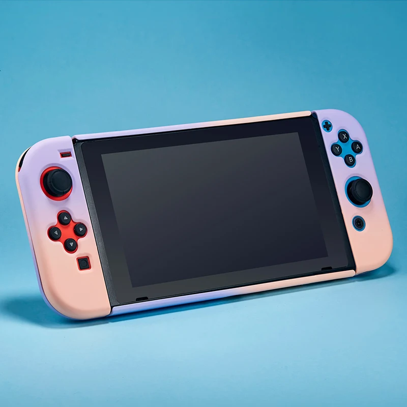 Градиентный защитный чехол для Nintendo Switch съемный жесткий контроллеров NS Joy-Con с 2
