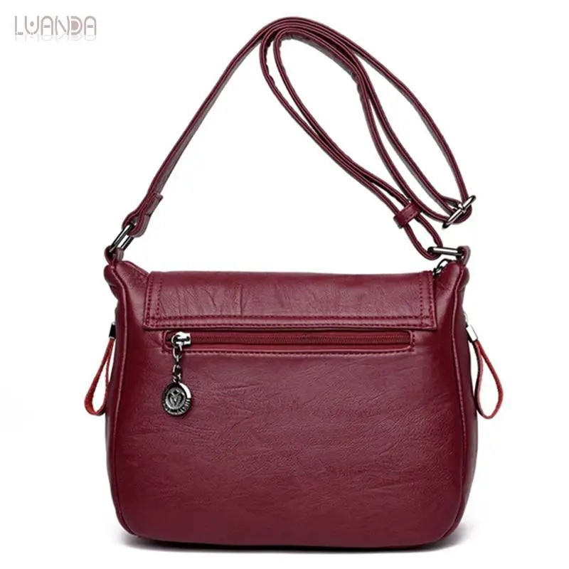 Crossbody Bag Women Leather Handbags New Style femme Luxury Sling Shoulder Bags Designer Small Handbag | Багаж и сумки
