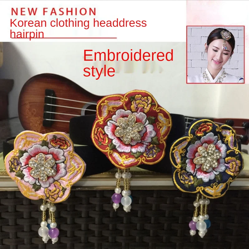 

Korean Adults and Children Hair Band Traditional Costume Hair Band Accessories Children Girls Hanbok Baby Girl Hair Accessories