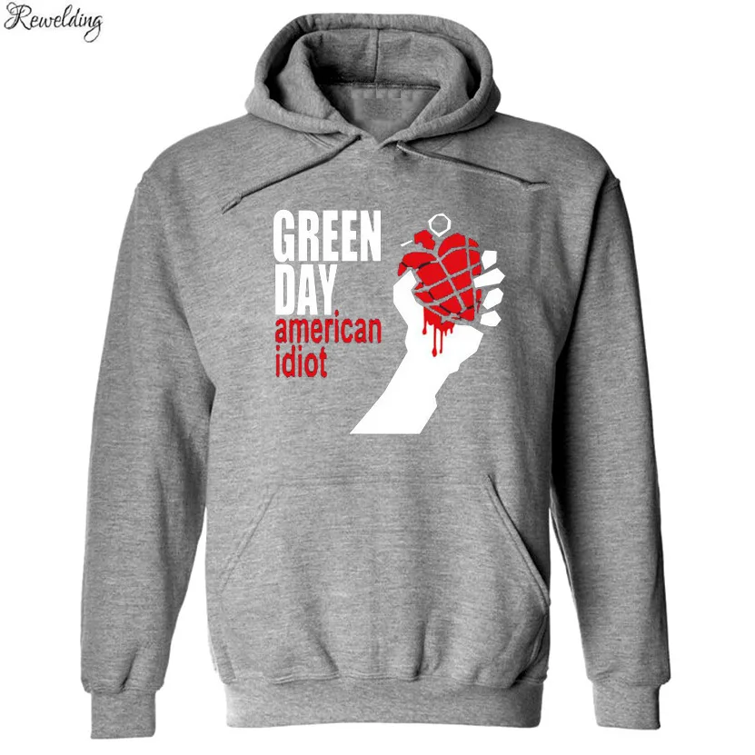 

GREEN DAY Printed Punk Rock Hoodies Men Women Fleece Long Sleeve Hip Hop Sweatshirt Pullover Cool Streetwear Skateboard Hoody