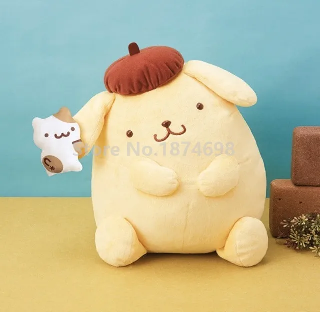 Новая Милая мультяшная собака PomPomPurin с друзьями кошка большой плюшевый 32 см