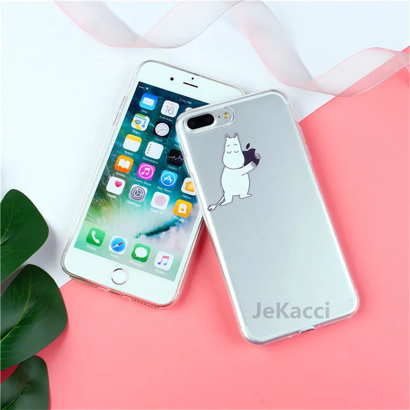 Милый мультяшный чехол для телефона для iPhone 11 Pro Max 6 6s 7 8 plus X Xr Xs Max 5S se силиконовый мягкий ТПУ чехол s для iPhone 7 забавные чехлы