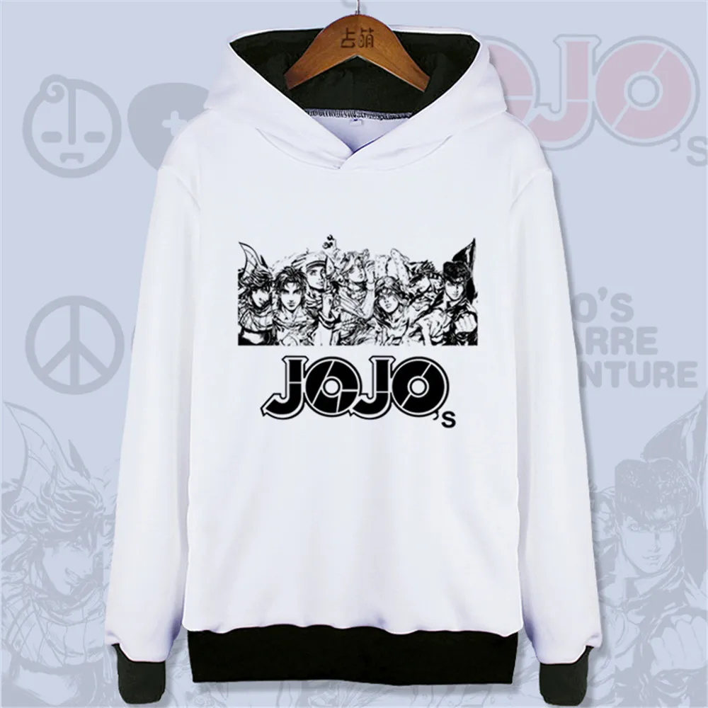 JoJo причудливая приключенческая Толстовка японского аниме для мужчин/женщин