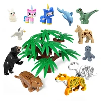 friends figure animal movie cat leopard tiger horse dinosaur figures building blocks kids toys compatible model animals