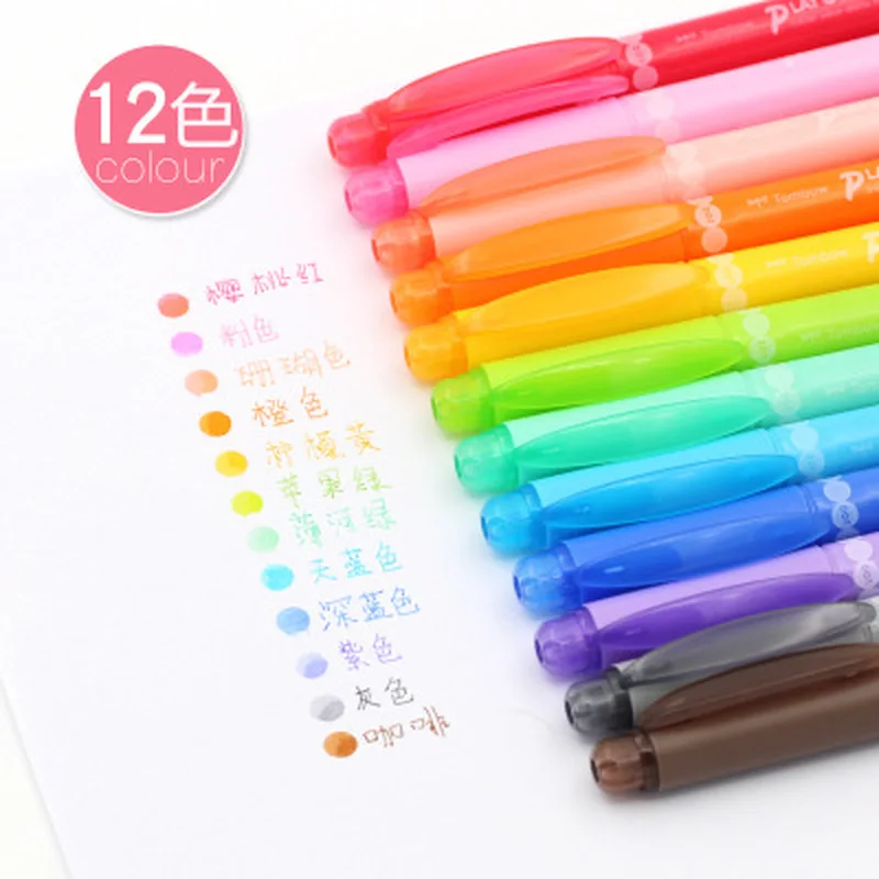 Маркер Tombow 12 цветов ручка маркер цветовая точка в горошек двойной Круглый