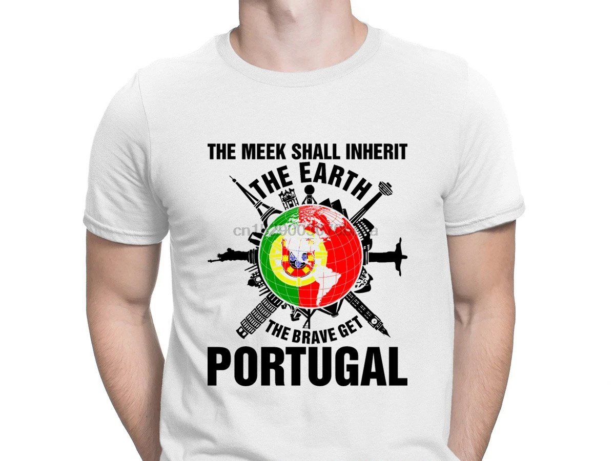 Футболка с надписью The Earth Brave Get Portugal семейный дизайнерский Топ в стиле хип хоп