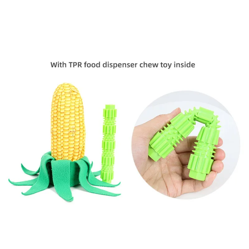 

Pet Dog Toy Corn Pattern Dog Toys Pet Dog Food Leakege Feeding Toys Pet Interactive Sniffing Toys for Puppy Dog Pet Supplies