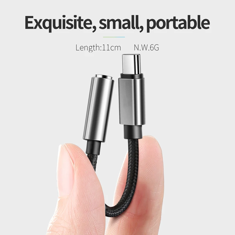 USB Type C to 3.5mm Headphone Jack 3.5 AUX Cable For Huawei P30 P20 pro Xiaomi Mi 9 8 se Oneplus 7 Audio Adapter | Мобильные