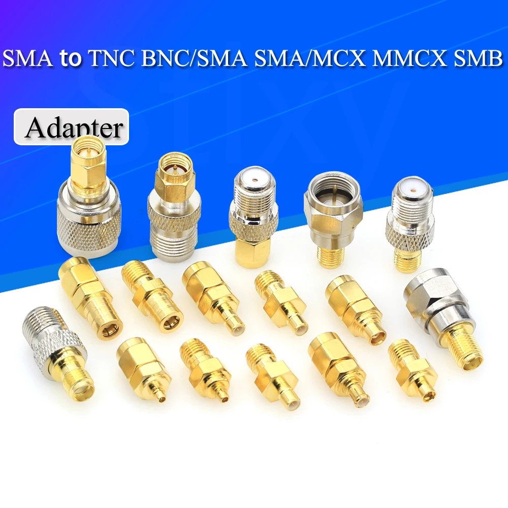 Разъем SMA в N BNC RPSMA MCX/MMCX, штекер, женский, прямой, стандартный разъем SMA для адаптера SMB TNC, штепсельная вилка N