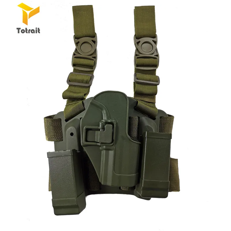 Totrait Tactical Quick Drop HK USP Compact Leg Gun Holster Army Military Shooting black/green/sand | Спорт и развлечения