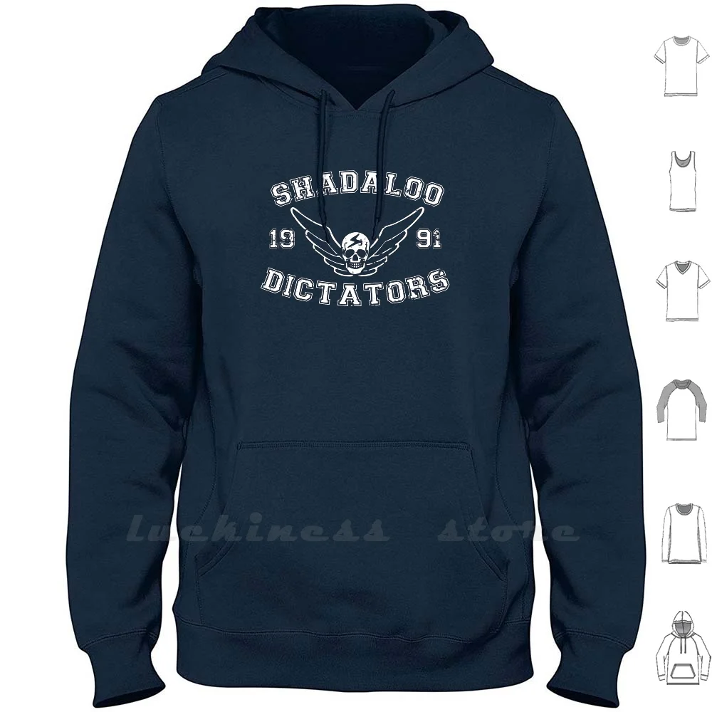 

Shadaloo Dictators Hoodies Long Sleeve M Bison Bison Shadaloo Sports Vintage Video Game Video Games