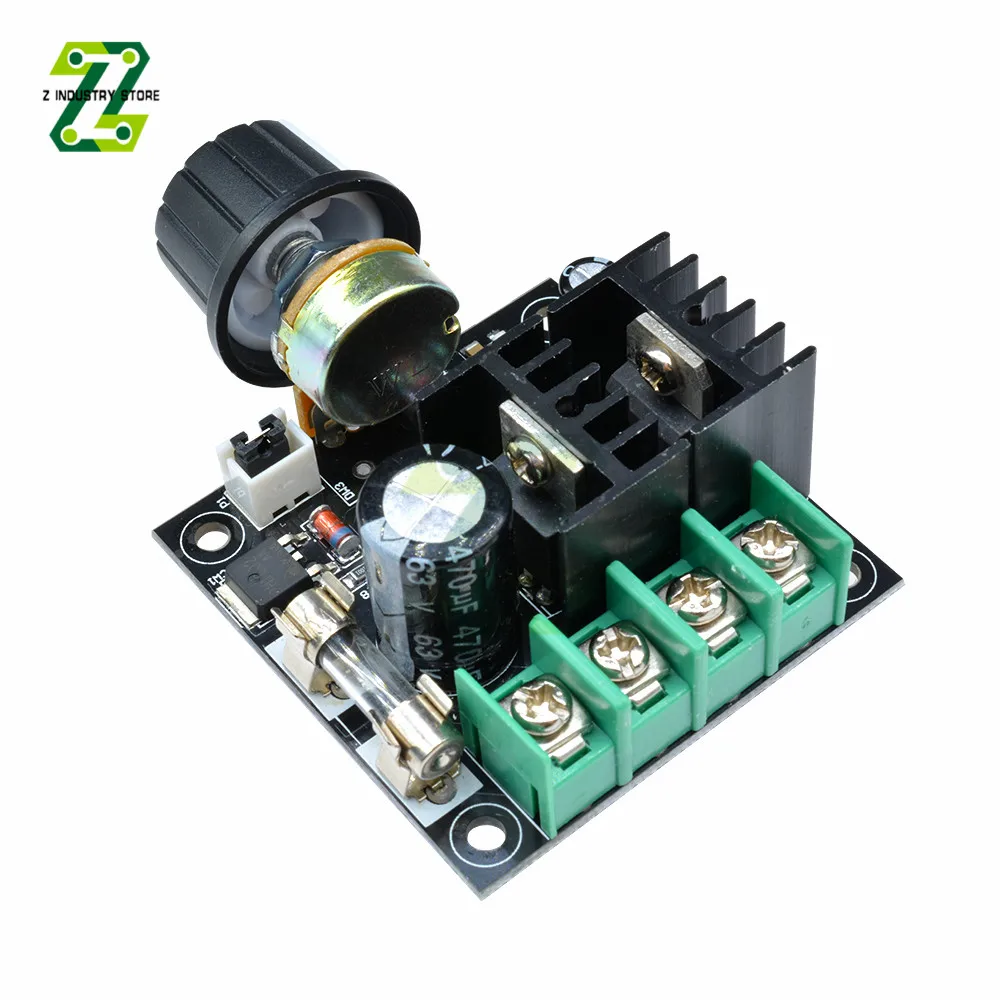 DC 12-40V 10A PWM Motor Speed Control Switch Controller Volt Regulator Dimmer Rotary Potentiometer 400W Board Module | Обустройство