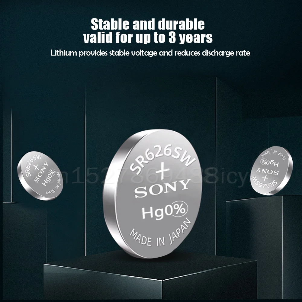 10 шт. Sony 364 SR621SW AG1 LR621 621 164 531 SR60 LR60 1 55 в оксид серебра аккумулятор для часов игрушек