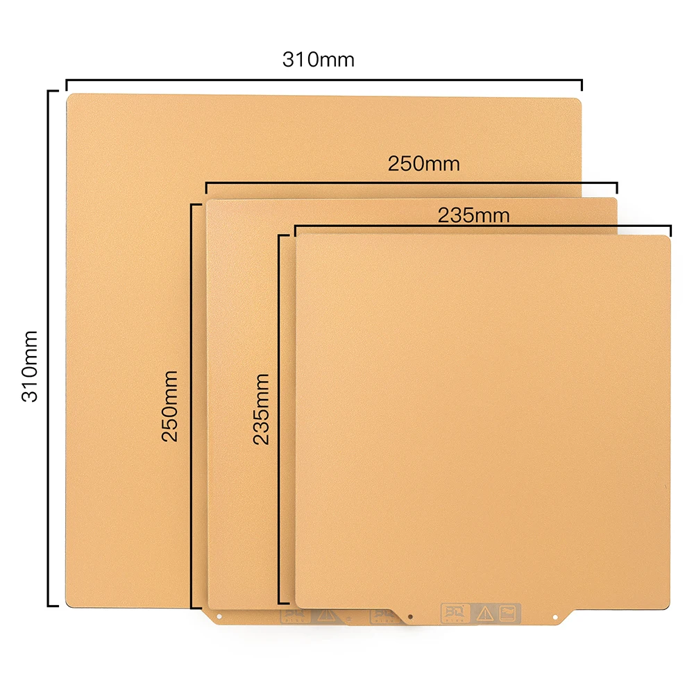 biqu ultrasss spring steel sheet plate flexible magnetic base nano coating heatbed 3d printer parts for ender 3 cr10 vs pei free global shipping