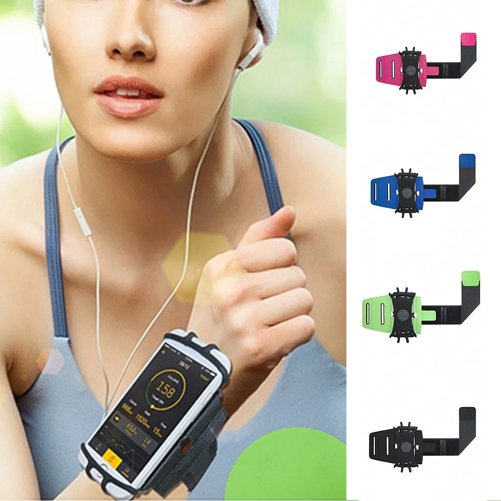 2019 новый унисекс браслет наручная Сумка для бега на открытом воздухе 180 градусов