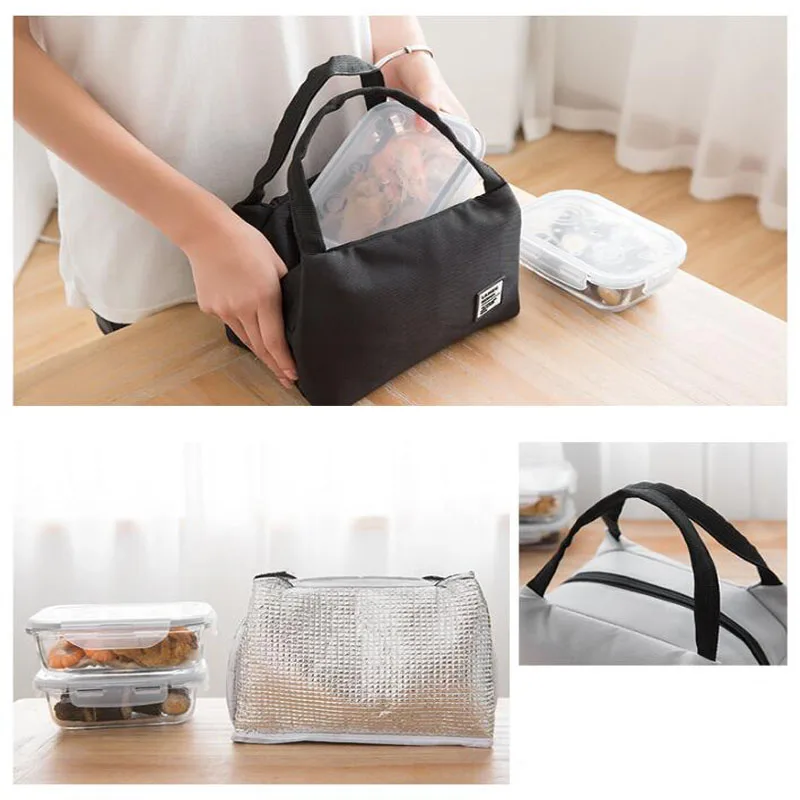 Портативная сумка для ланча Термоизолированный Ланч-бокс сумка-холодильник