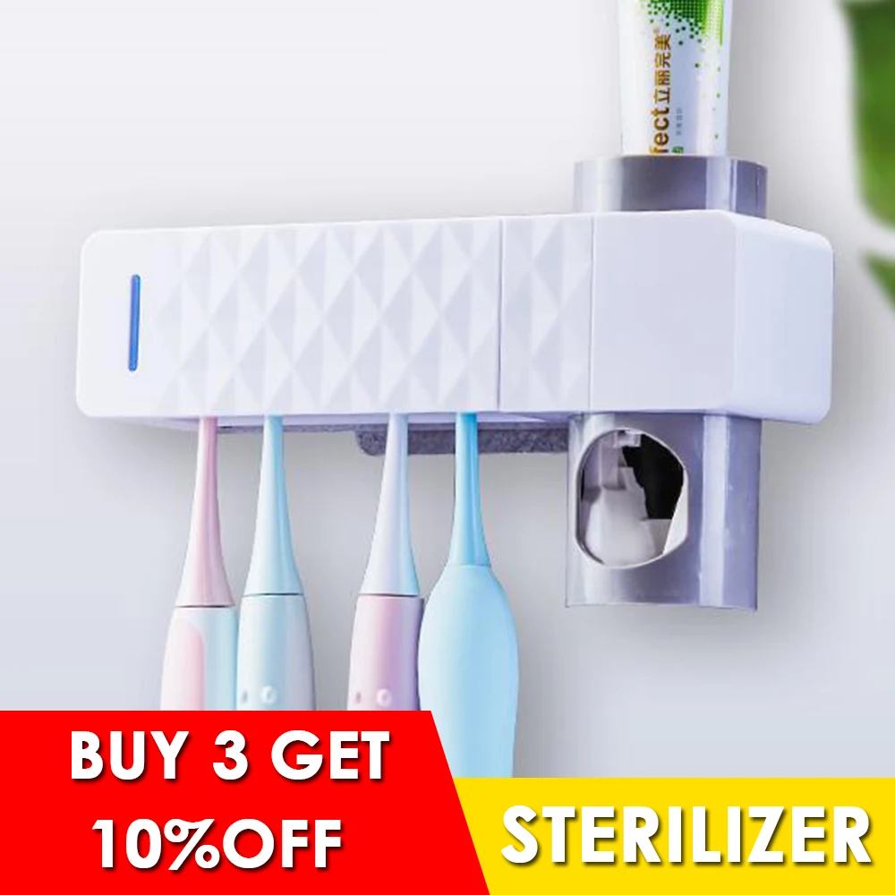 UV светильник ультрафиолетового Зубная щётка стерилизатор многофункциональная
