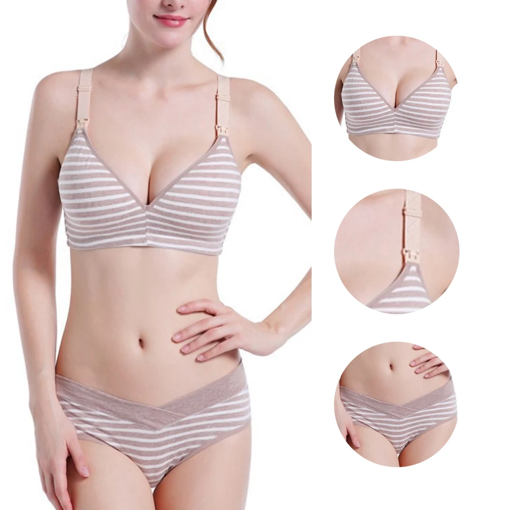 Хлопковый бюстгальтер для кормящих матерей сна мам безопасное нижнее белье