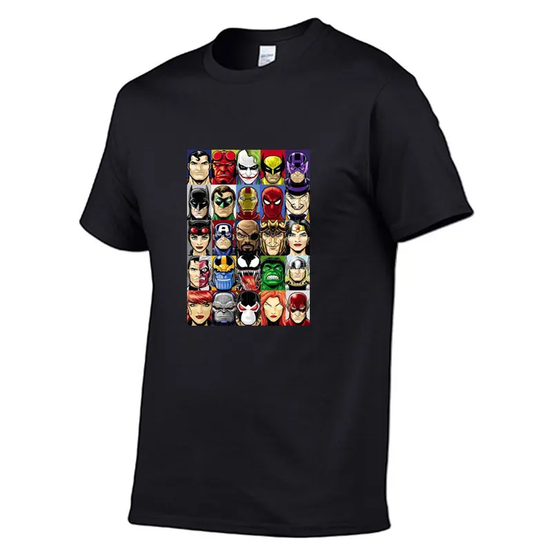 Мужская и женская футболка с короткими рукавами Повседневная хлопковая Футболка