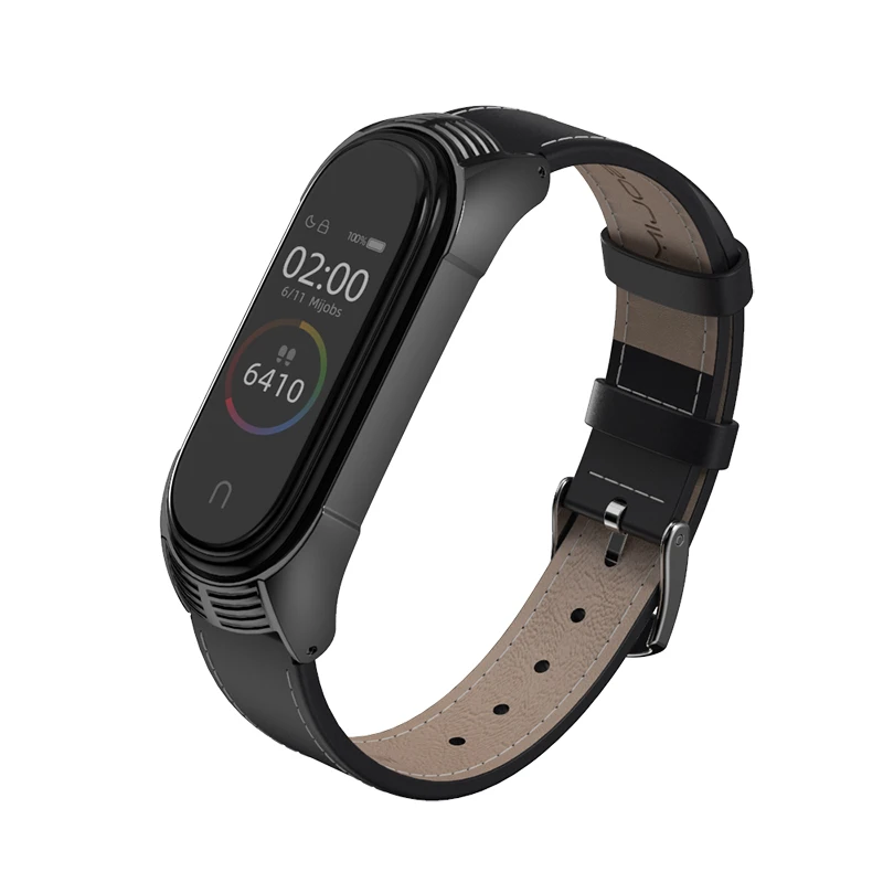 Браслет из натуральной кожи для mi Band 4 ремешок для Xiaomi mi Band 4 correa mi band 3 ремешок TF стиль смарт ремешок для часов аксессуары