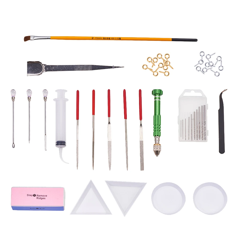 

EPOXY Resin Casting Molds Kit Jewelry Making Pendant DIY Mould Jewelry Tools