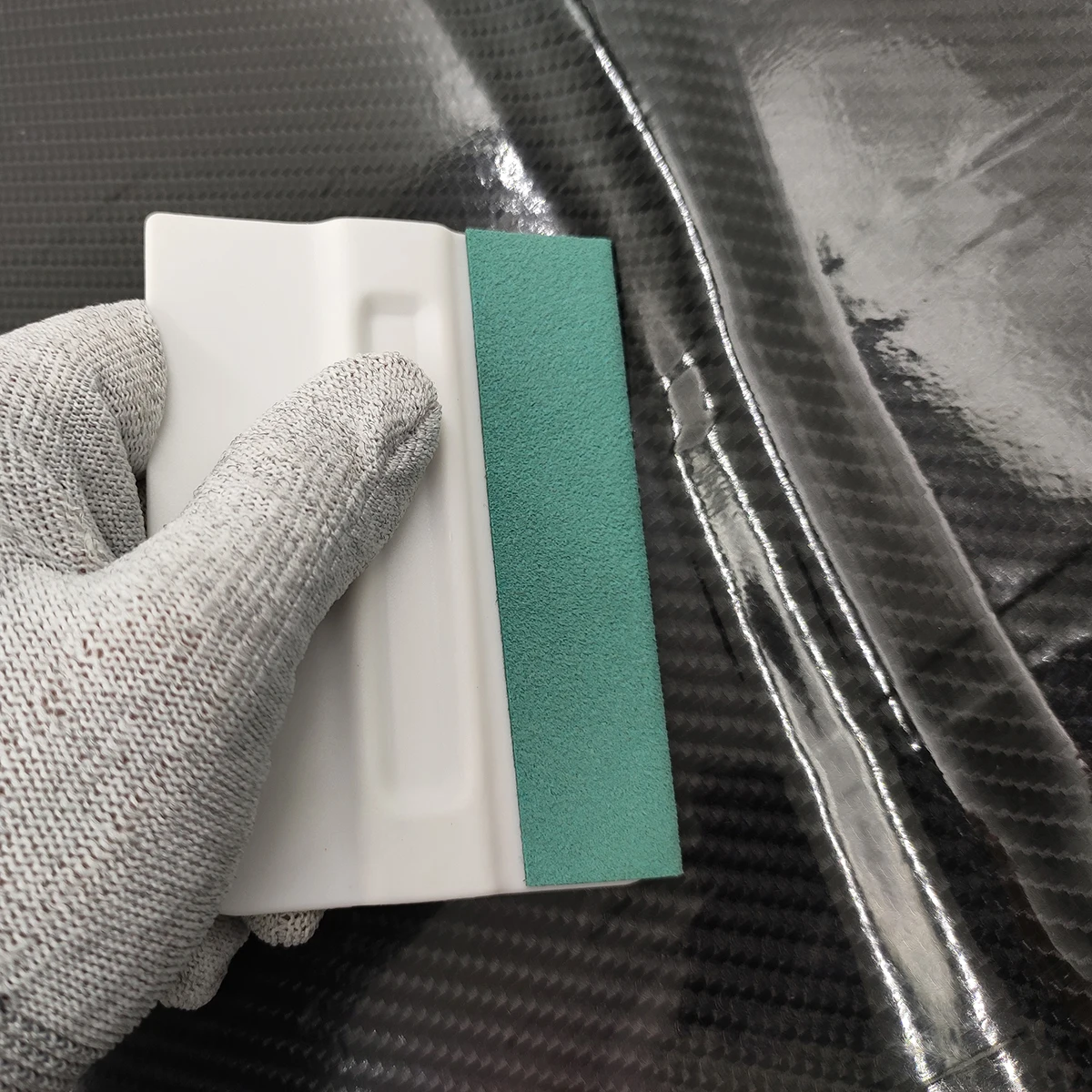 Инструмент для обмотки автомобиля белый магнит про ТИНТ скребок с замшевыми