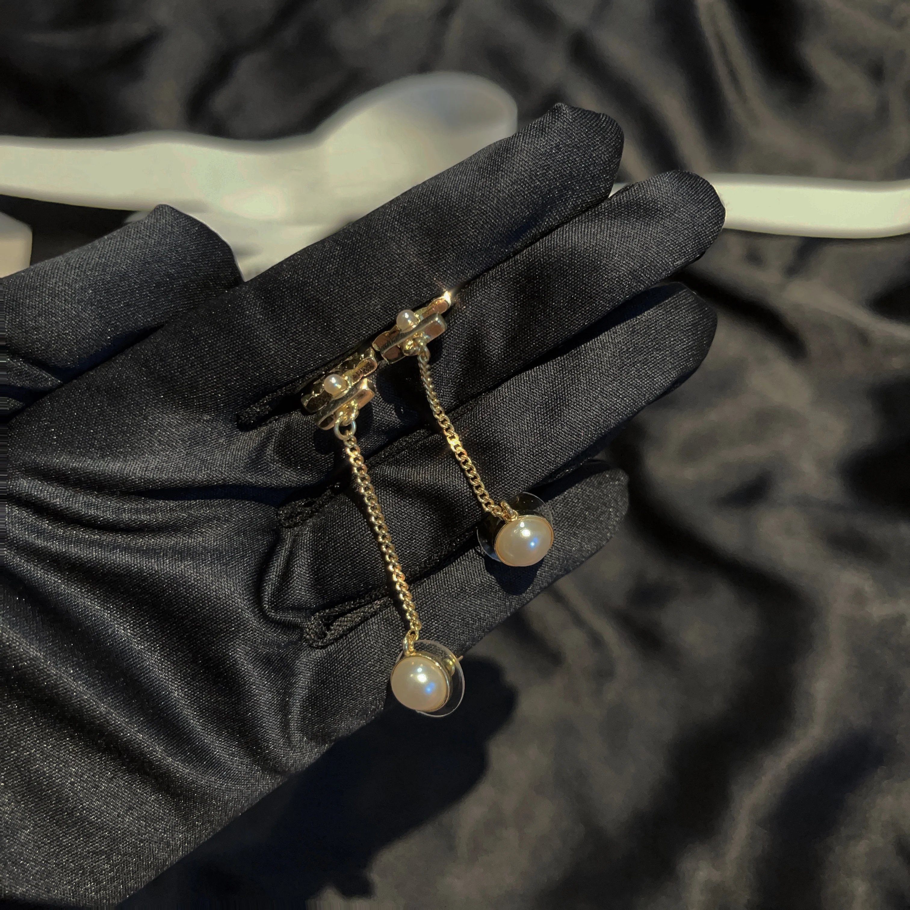 

Popular Original Fashion Brand Women Female Jewelry Hanging Pearl Earrings 2021 Trend Clips Summer Piercing Quality Luxury Logo