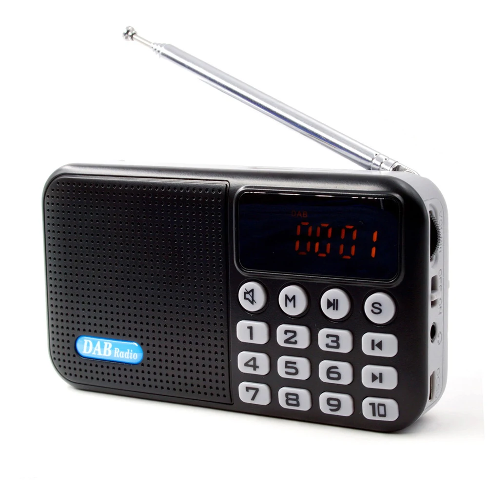 DAB-P8 портативное цифровое радио FM стерео DAB Многополосный Радио динамик Поддержка TF карта с ЖК-дисплеем Будильник Радио