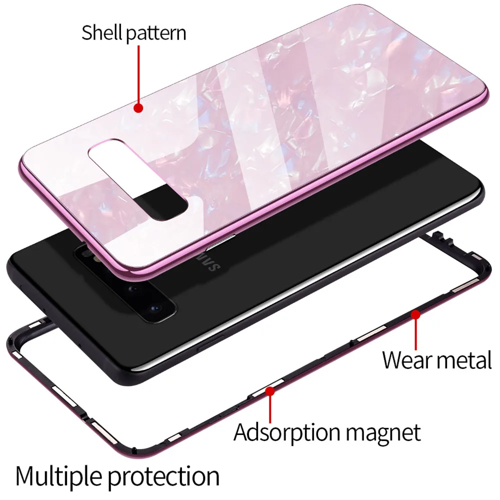 Роскошные кожаные Магнитная Адсорбция металлический корпус для iPhone XR XS MAX X 11 Pro