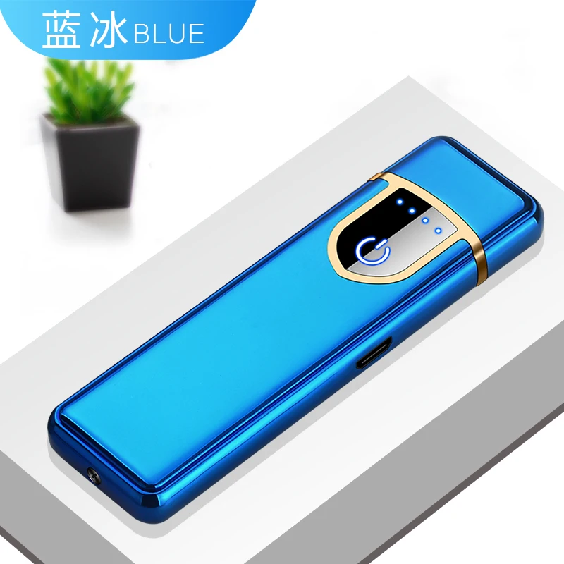 4 Encendedor гравировка буквы цифровой настраиваемый USB Elctronic зарядка Зажигалка сенсорный ветрозащитный Smok сигареты классический - Цвет: 4