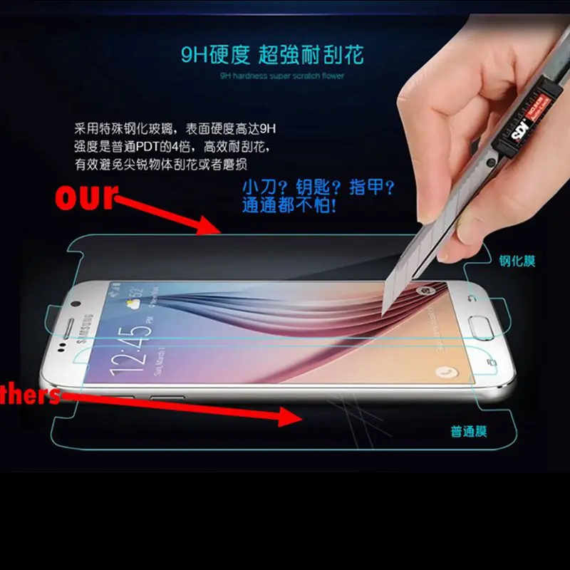 Закаленное стекло для Samsung Galaxy Grand Prime Core 2 S3 S4 S5 S6 J5 J5008 J7 J7008 2015 J1 mini Защитная пленка