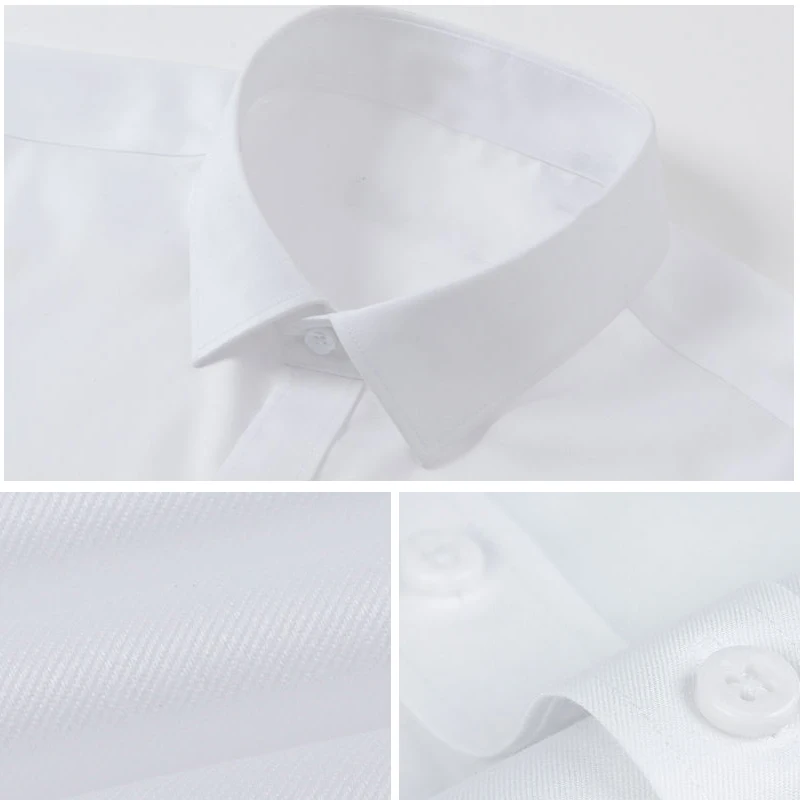 

Korean Version Of The New Design Rhinestone Men's T-Shirt Button Lapel Long Sleeve Youth Slim Simple Business Overalls